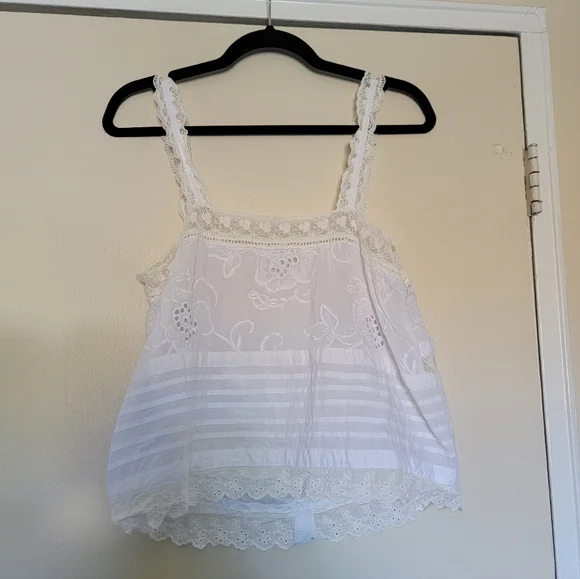 BB Dakota by Steve Madden White Lace Blouse - Picture 8 of 9